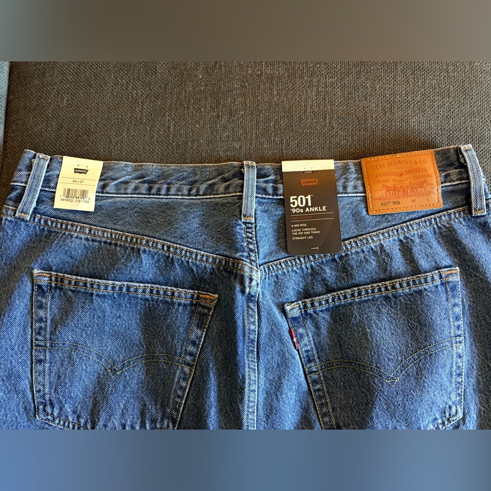 Levi’s 501 90’s Ankle Jeans | Size 34x27